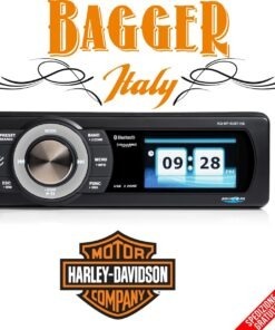 Aquatic AQ-MP-5UBT-HS Radio per Harley Davidson