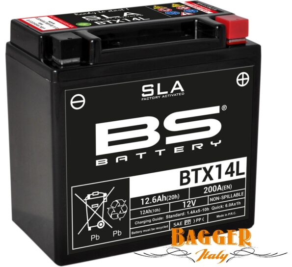 BS Battery BTX14L Harley Davidson