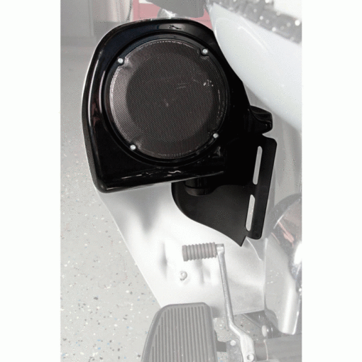 Saddle Tramp BC-HDLFSP-1 Supporti altoparlanti carenatura inferiore – Harley Davidson Twin Cooled kit di adattatori realizzati in ABS per l’ampliamento del sistema audio.