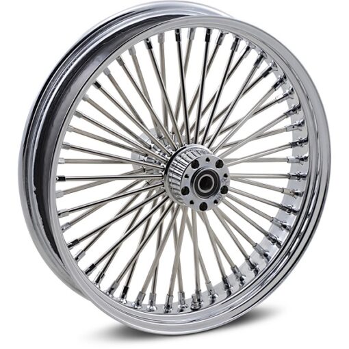 DRAG SPECIALTIES FAT DADDY FRONT WHEEL 21X3.5 DUAL-DISC CHROME87-48A877825190